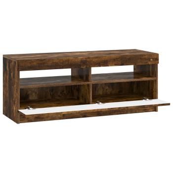 LED-TV-Schrank Raucheiche Holzwerkstoff