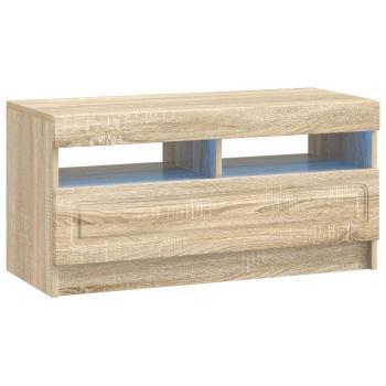 LED-TV-Schrank Sonoma-Eiche Holzwerkstoff