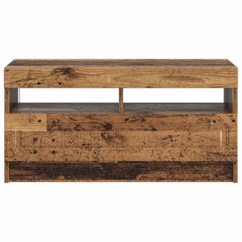 LED-TV-Schrank Altholz Holzwerkstoff