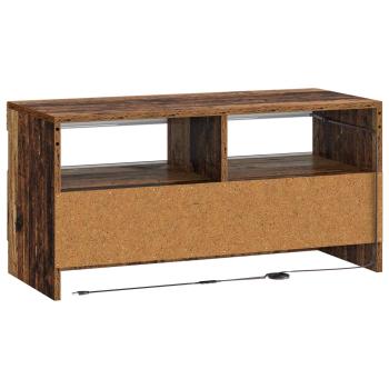 LED-TV-Schrank Altholz Holzwerkstoff