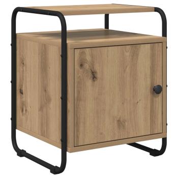Nachttisch Artisan-Eiche Holzwerkstoff