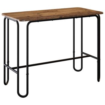 Esstisch 100 x 50 x 75 cm Holzwerkstoff Altholz Rechtwinklig