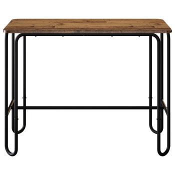 Esstisch 100 x 50 x 75 cm Holzwerkstoff Altholz Rechtwinklig