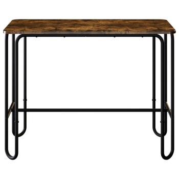 Esstisch 100 x 50 x 75 cm Holzwerkstoff Ger?ucherte Eiche
