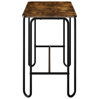 Esstisch 100 x 50 x 75 cm Holzwerkstoff Ger?ucherte Eiche