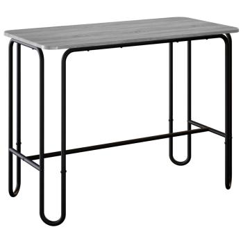 Esstisch 100 x 50 x 75 cm Holzwerkstoff Grau Sonoma