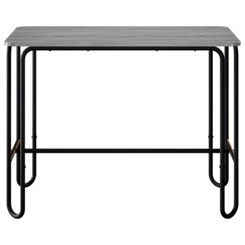 Esstisch 100 x 50 x 75 cm Holzwerkstoff Grau Sonoma