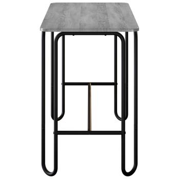 Esstisch 100 x 50 x 75 cm Holzwerkstoff Grau Sonoma