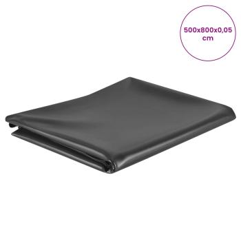 Teichfolie 5 x 8 m PVC 0,5 mm Schwarz