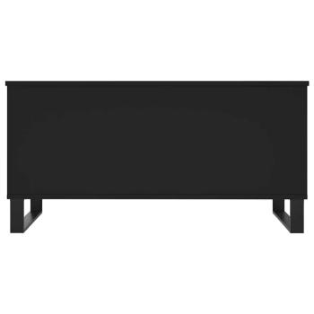 Couchtisch Schwarz 90x44,5x45 cm Holzwerkstoff