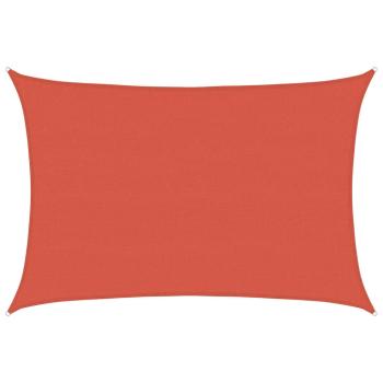 Sonnensegel 160 g/m² Terrakottarot 5x7 m HDPE