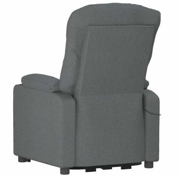 Relaxsessel Elektrisch Dunkelgrau Stoff
