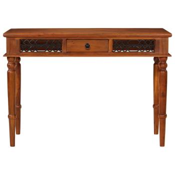 Schreibtisch mit Schublade 110x50x76 cm Massivholz Akazie
