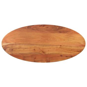ARDEBO.de - Tischplatte 80x40x3,8 cm Oval Massivholz Akazie