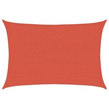 Sonnensegel 160 g/m² Terracotta-Rot 2,5x3,5 m HDPE