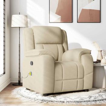 ARDEBO.de - Massagesessel Creme Stoff