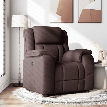 ARDEBO.de - Relaxsessel Dunkelbraun Stoff