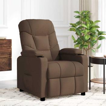 ARDEBO.de - Massagesessel Braun Stoff