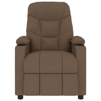 Massagesessel Braun Stoff