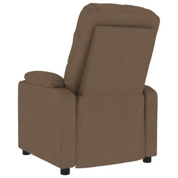 Massagesessel Braun Stoff