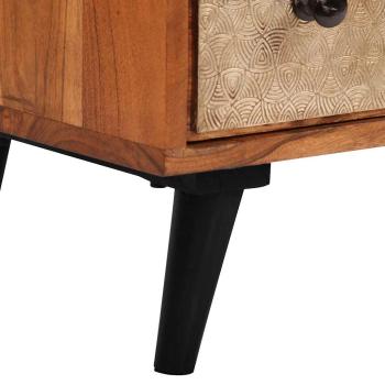 Kommode 60x30x75 cm Massivholz Akazie