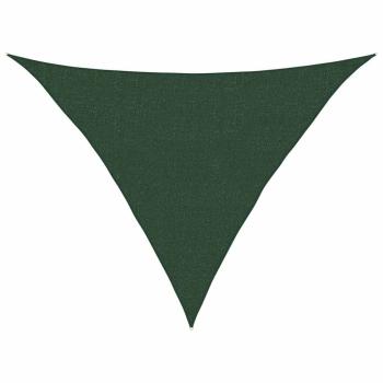 Sonnensegel 160 g/m² Dunkelgrün 2,5x2,5x3,5 m HDPE