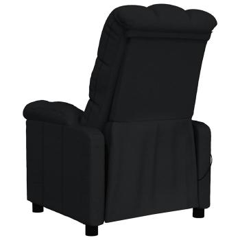 Massagesessel Schwarz Stoff