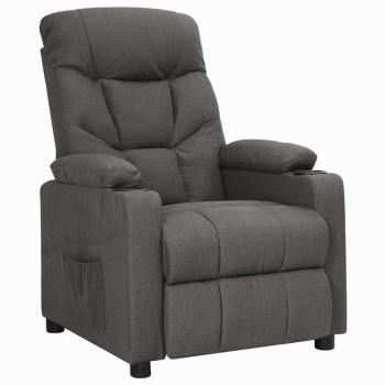 ARDEBO.de - Relaxsessel Dunkelgrau Stoff