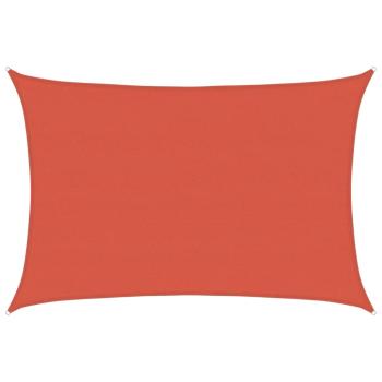 Sonnensegel 160 g/m² Terrakottarot 5x6 m HDPE
