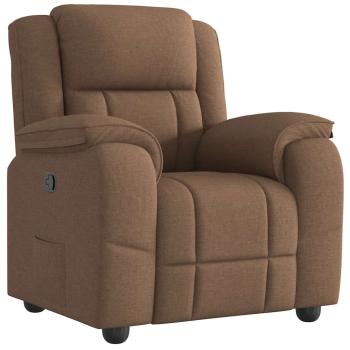 Relaxsessel Braun Stoff