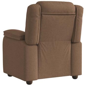 Relaxsessel Braun Stoff