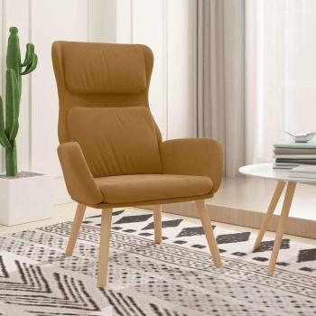 ARDEBO.de - Relaxsessel Braun Samt