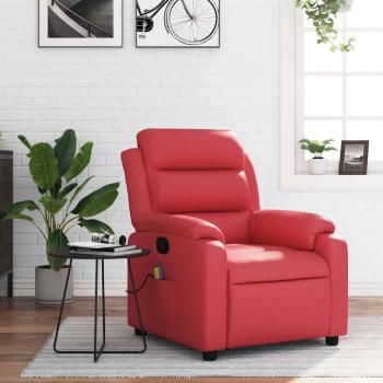 ARDEBO.de - Massagesessel Rot Kunstleder