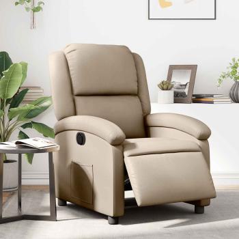 ARDEBO.de - Relaxsessel Elektrisch Cappuccino Kunstleder