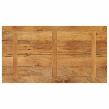 Tischplatte 110x60x2,5 cm Rechteckig Massivholz Mango