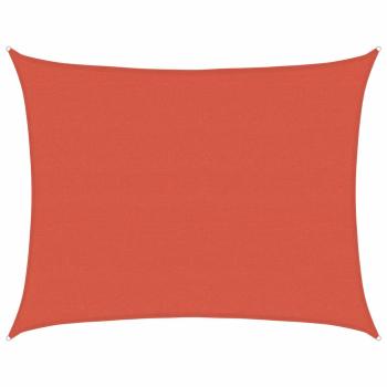 Sonnensegel 160 g/m² Terrakottarot 6x7 m HDPE