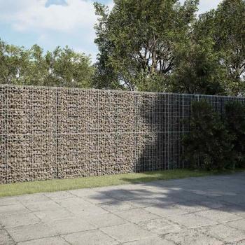 ARDEBO.de - Gabione mit Deckel 900x50x200 cm Verzinktes Eisen