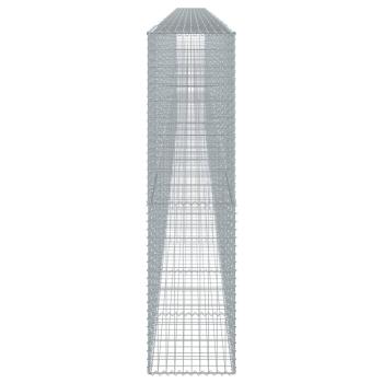 Gabione mit Deckel 1100x50x200 cm Verzinktes Eisen