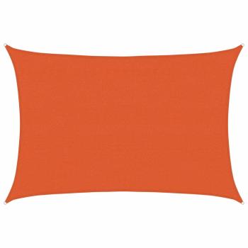 Sonnensegel 160 g/m² Rechteckig Orange 4x5 m HDPE