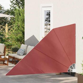 Faltbarer Balkonfächer Terracotta-Rot 160×240 cm