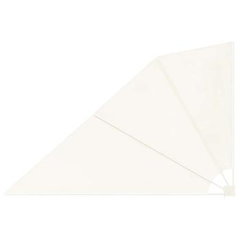 Faltbarer Balkonfächer Creme 160×240 cm