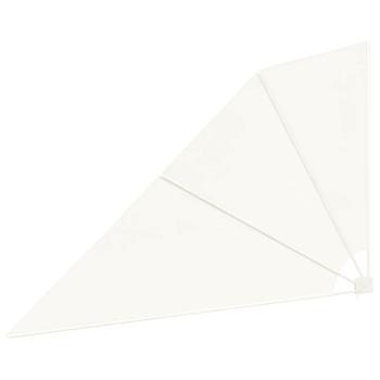 Faltbarer Balkonfächer Creme 160×240 cm