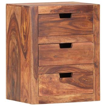 ARDEBO.de - Nachttisch 40x30x50 cm Massivholz Akazie Mango