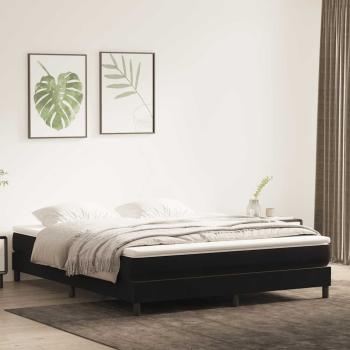 ARDEBO.de - Boxspringbett ohne Matratze Schwarz 180x220 cm Samt