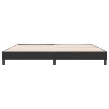 Boxspringbett ohne Matratze Schwarz 180x220 cm Samt