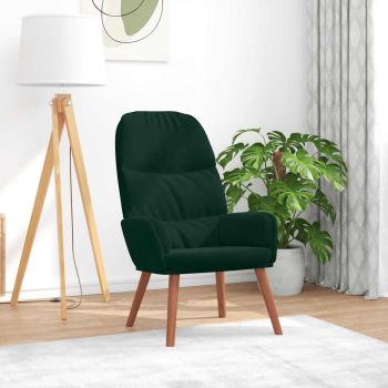 ARDEBO.de - Relaxsessel Dunkelgrün Samt