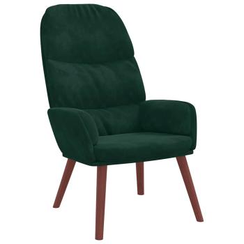 Relaxsessel Dunkelgrün Samt