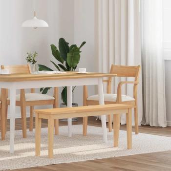 ARDEBO.de - Bank 110 cm Massivholz Gummibaum