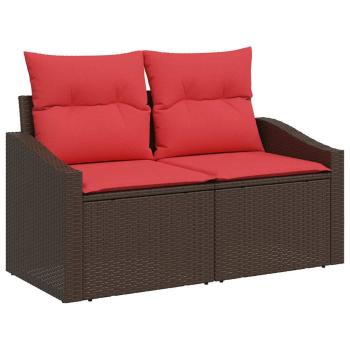 Sofa Set 6 stk. Braun [Synthetisch]: Poly Rattan