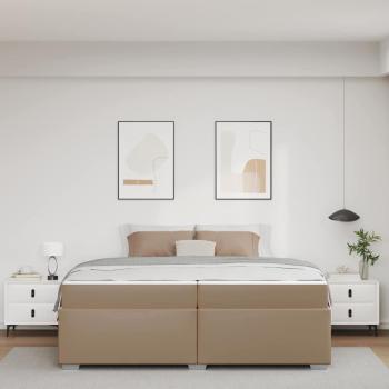 Bettrahmen Cappuccino 200 x 200 cm Stoff